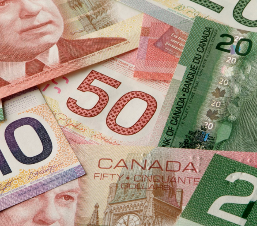 Денежная единица Канады. Канадский доллар. Деньги. Канадский доллар в тенге