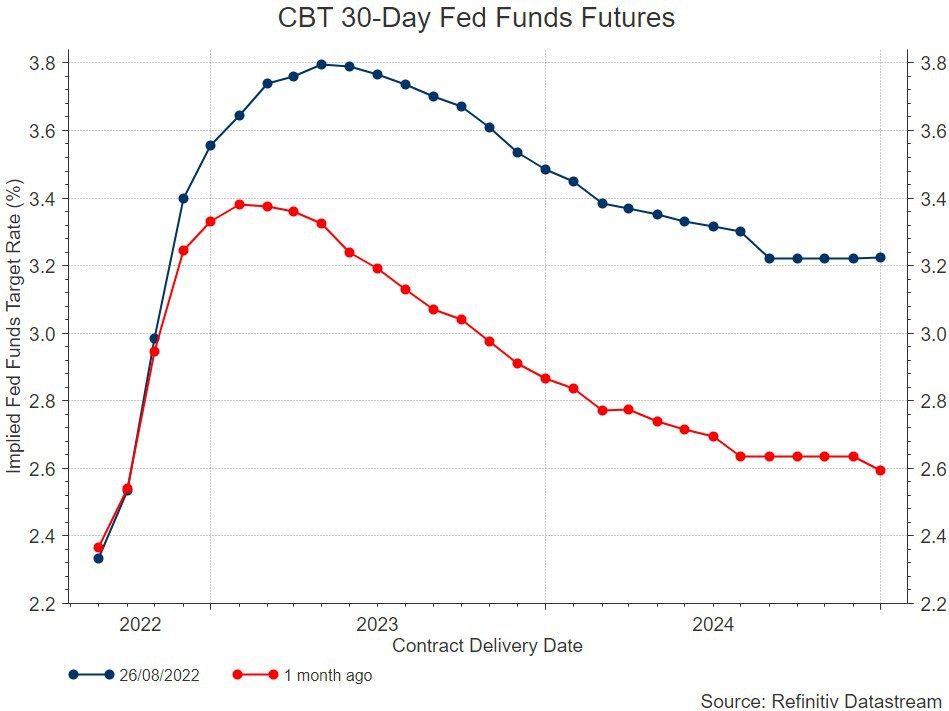 Fed funds futures (Source: Refinitiv Datastream)