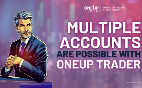 Multiple funded account with OneUp Trader funded trader program