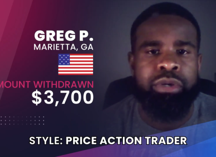 OneUp Trader funded trader program funded trader interview Greg