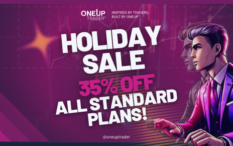 35% discount code OneUp Trader funded Trader program