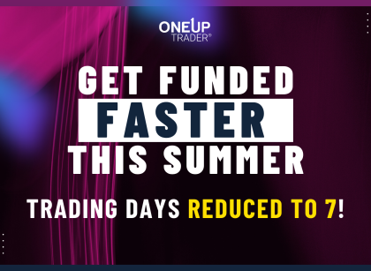 funded in 7 days at OneUp Trader