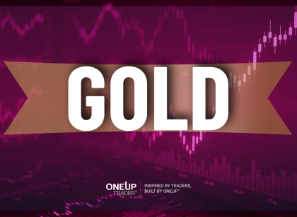 gold technical analysis oneup trader funded trader program