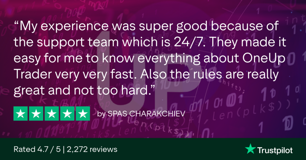 OneUp Trader trust pilot review