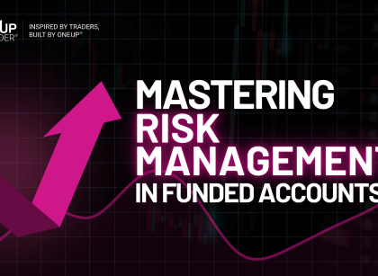 risk management oneup trader funded trader program