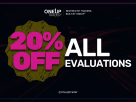 20% Off All Evaluations!