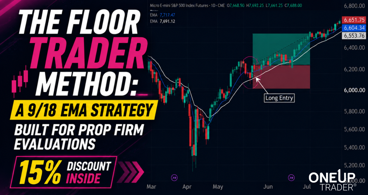 floor trader system for oneup trader funded trader program prop firm