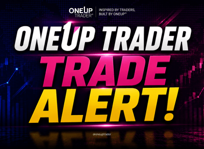 oneup trader trade alert NQ