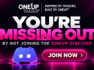 Win Free Accounts By Joining The OneUp Trader Discord