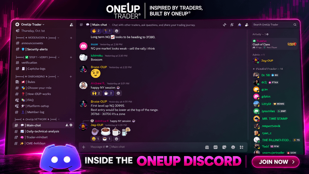 oneup trader discord