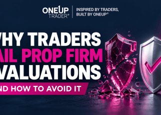 why traders fail prop firm evaluations